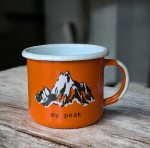 Kubek "my peak" - 0,35 l - pomarańczowy