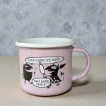 Kubek "Gdzie diabeł nie może..." - 0,35 l - różowy