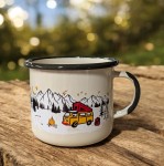 Kubek podróżniczy - 0,5 l - kremowy 