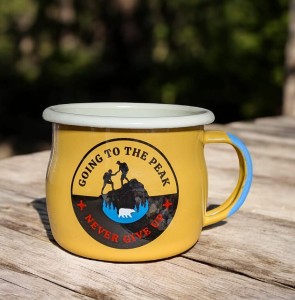 Kubek going to the peak - 0,35 l - wypukły - żółty 