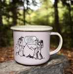 Kubek  "Cześć, daleko jeszcze?" - 0,35 l - różowy