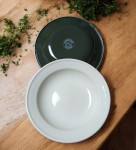 Talerz głęboki - średnica 24 cm - zielony