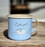 Kubek "Zjeż coś?"- 0,5 l - jasnoniebieski 