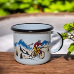 Kubek rowerowo-górski - 0,35 l - biały