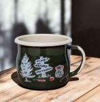 Kubek "Przygoda" - 0,35 l - zielony, wypukły