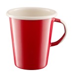 Kubek stożkowy Latte - poj. 0,4 l - czerwony 