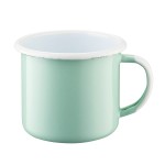 Kubek emaliowany - poj. 0,35 l - miętowy