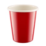 Kubek stożkowy bez ucha - poj. 0,4 l - czerwony