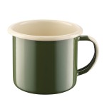 Kubek emaliowany - poj. 0,35 l - zielony