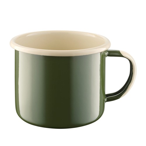 Kubek emaliowany - poj. 0,65 l - zielony