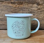 Kubek "Love you..." - 0,35 l - miętowy